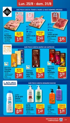 LA TABLA® Jamón serrano gran reserva, En lonchas. 15 meses de curación mínima. 240 g │ válido desde el 25.08.2025 | Página: 13