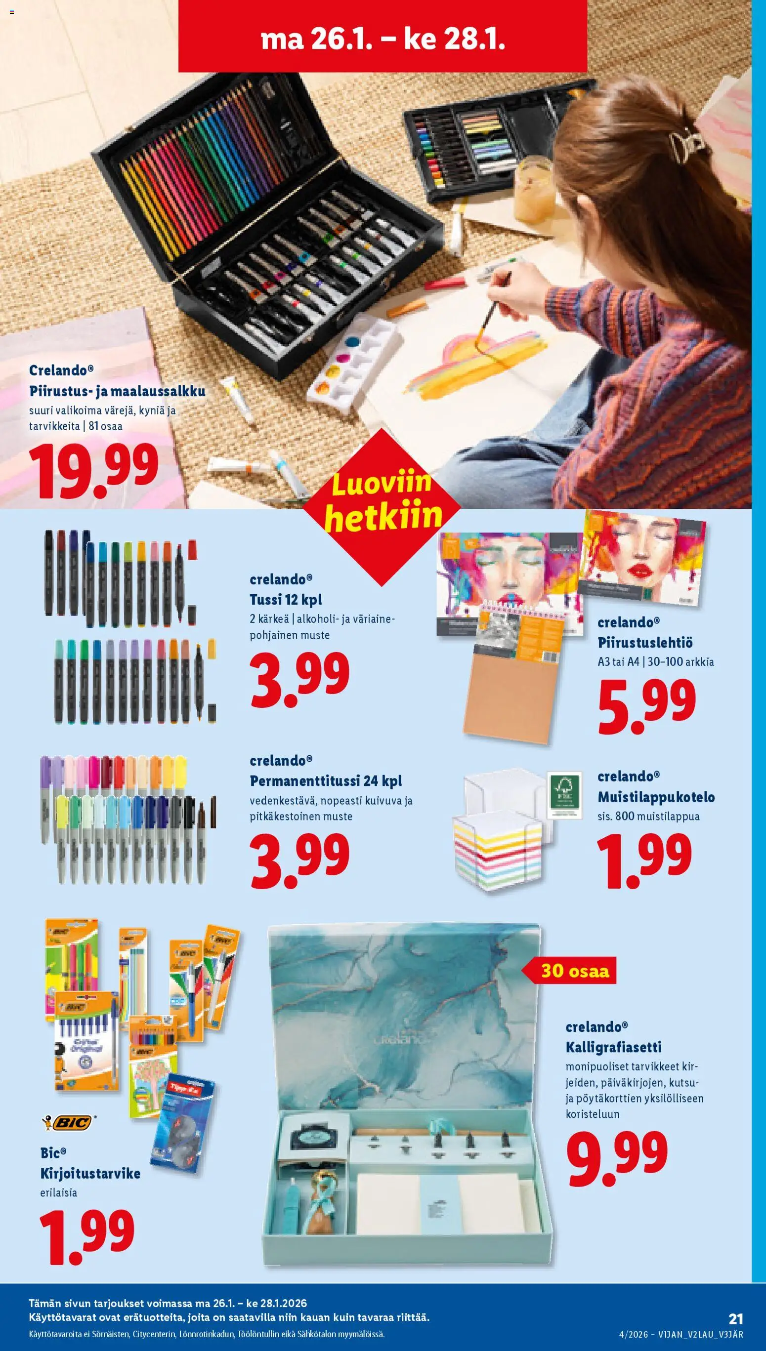 Lidl tarjoukset - Rovaniemi – voimassa 22.01.2026 alkaen | Sivu: 27 | Tuotteet: Väriaine