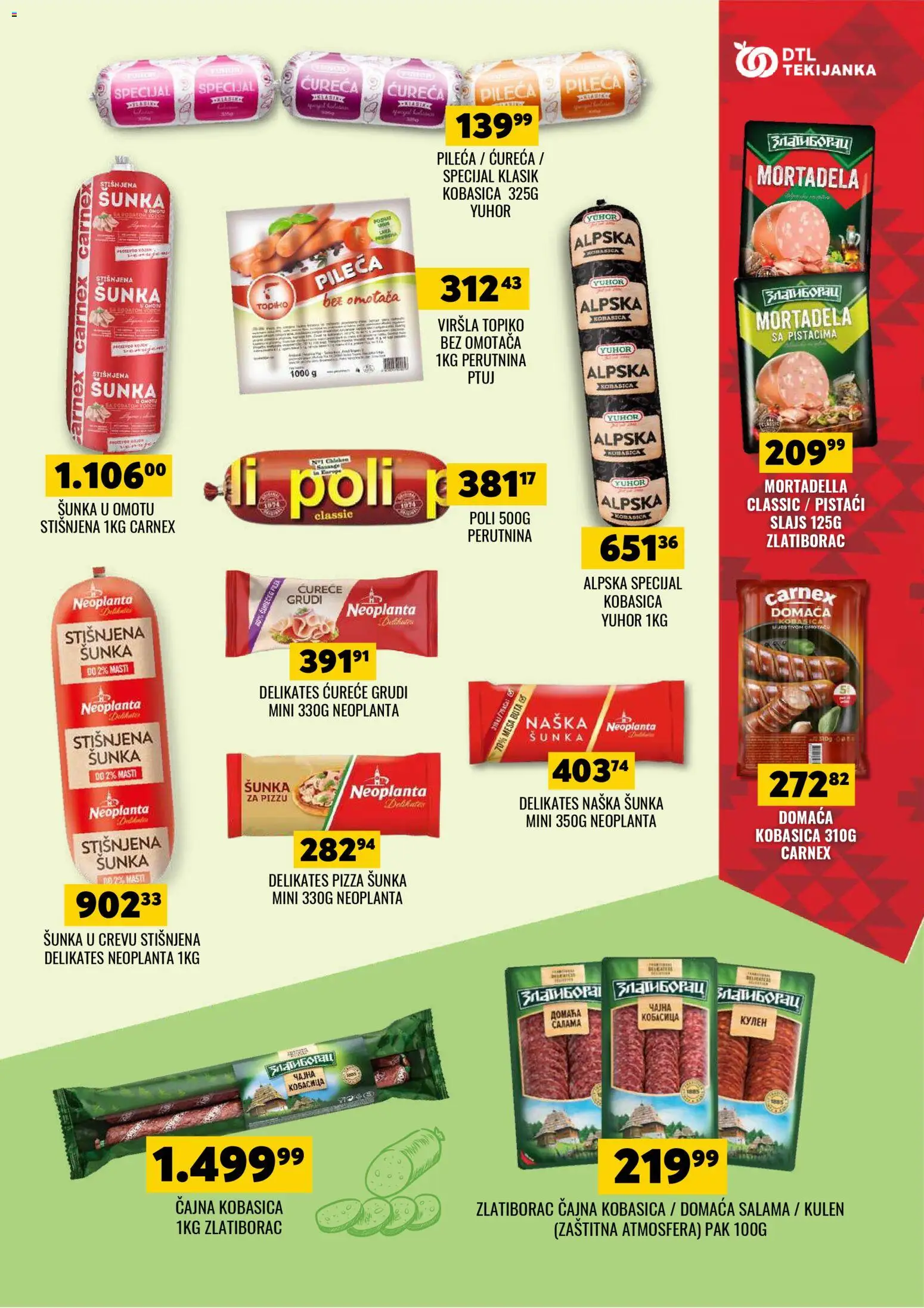 Tekijanka katalog - važi od 11.02.2026 | Strana: 9 | Proizvode: Kulen, Mortadela, Salama, Kobasica