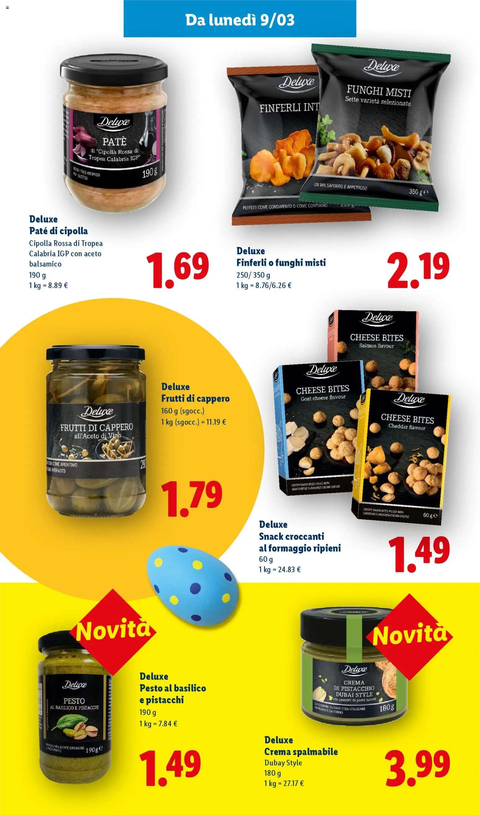 Volantino Lidl del 27.02.2026 | Pagina: 12 | Prodotti: Paté, Formaggio, Basilico, Forno