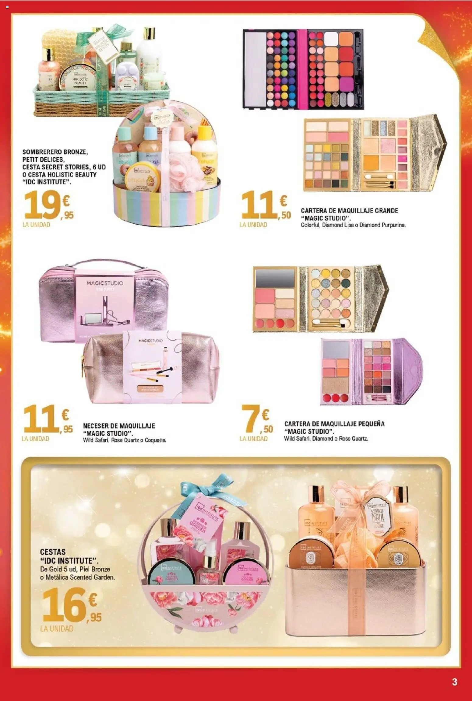 E.Leclerc folleto │ válido desde el 03.12.2025 | Página: 3 | Productos: Maquillaje, Cesta, Neceser