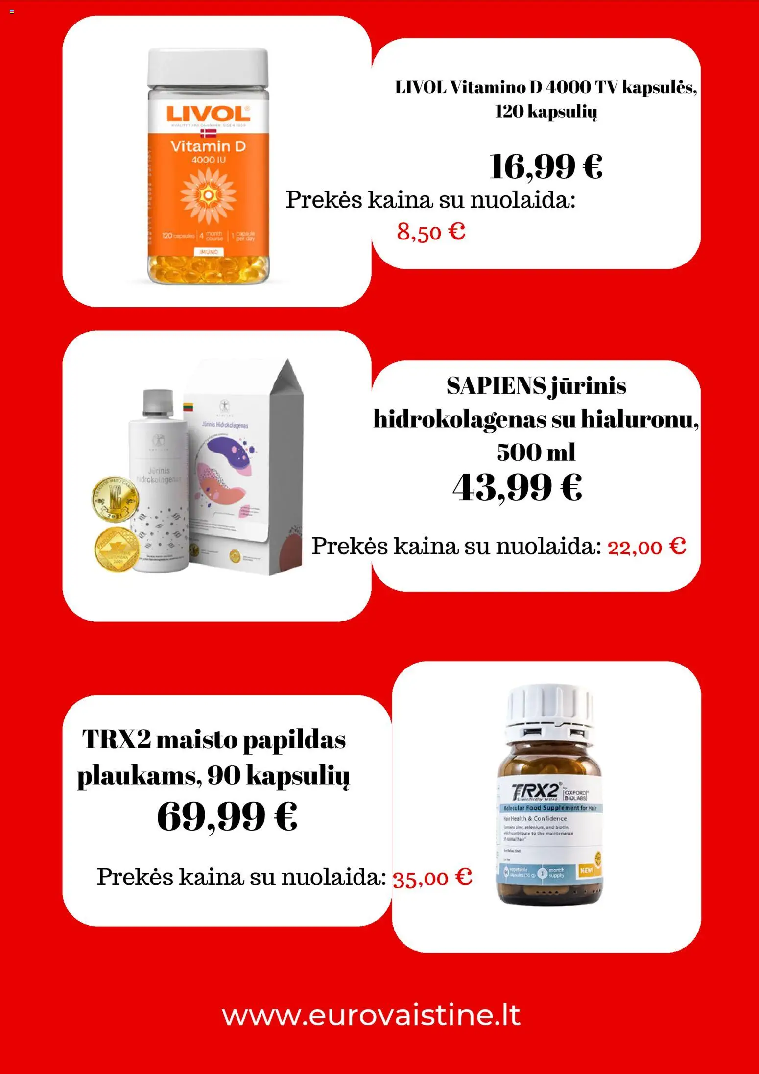 EUROVAISTINĖ akcijos nuo 18.11.2025 | Puslapis: 2 | Prekių: Tv