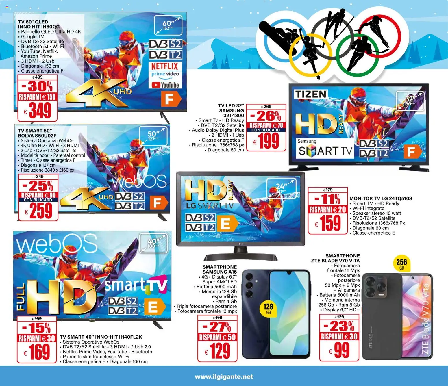 Volantino Il Gigante del 15.01.2026 | Pagina: 39 | Prodotti: Monitor, Video, Audio, Fotocamera