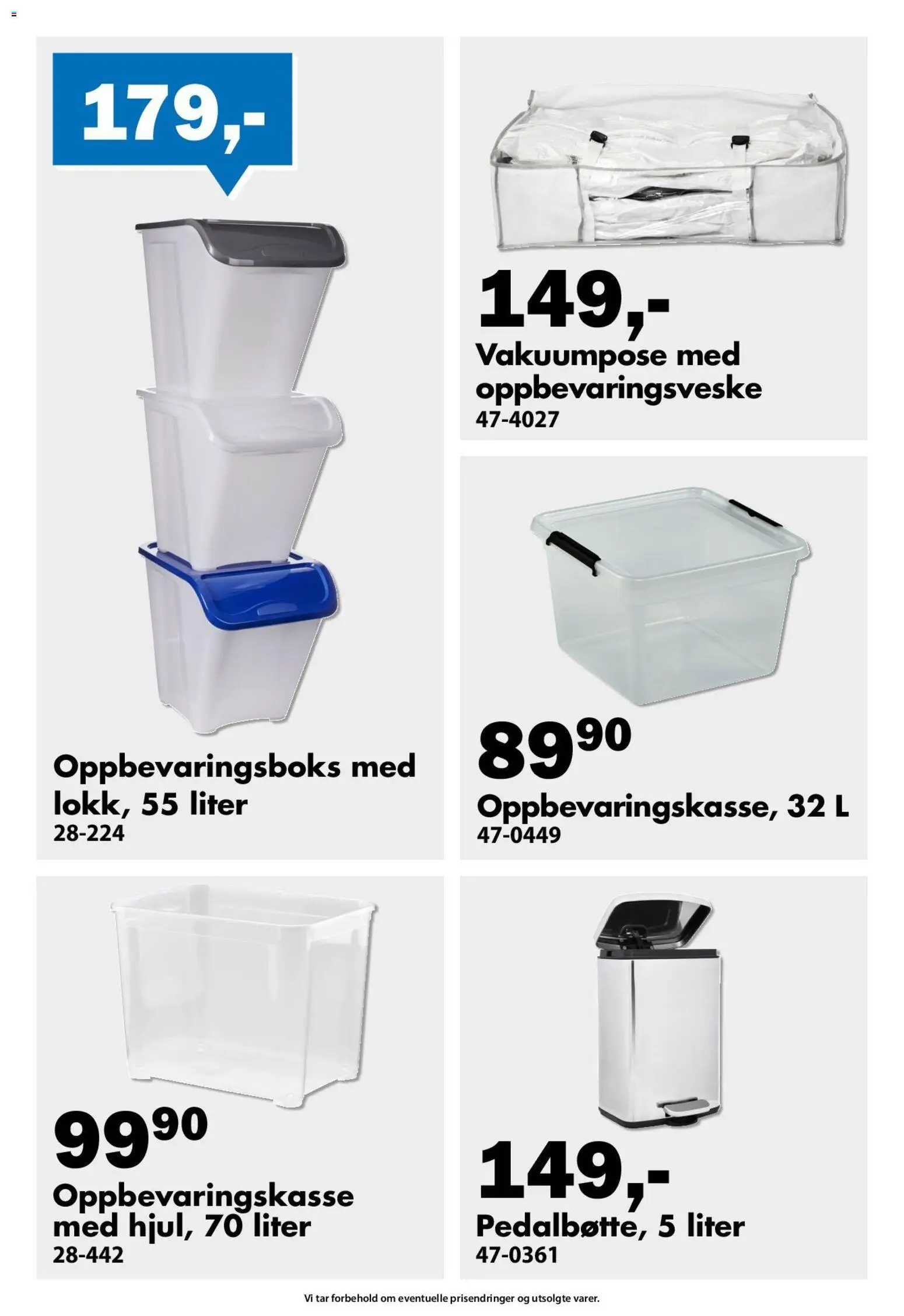 {H1} | Side: 3 | Produkter: Oppbevaringsboks