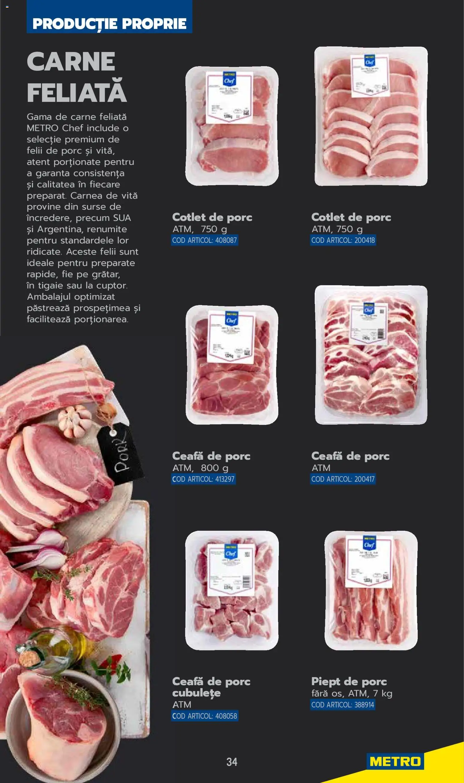 Noul catalog Metro – valabil de la 03.06.2025 | Pagină: 34 | Produse: Tigaie, Keçeli kalem, Lait de coco