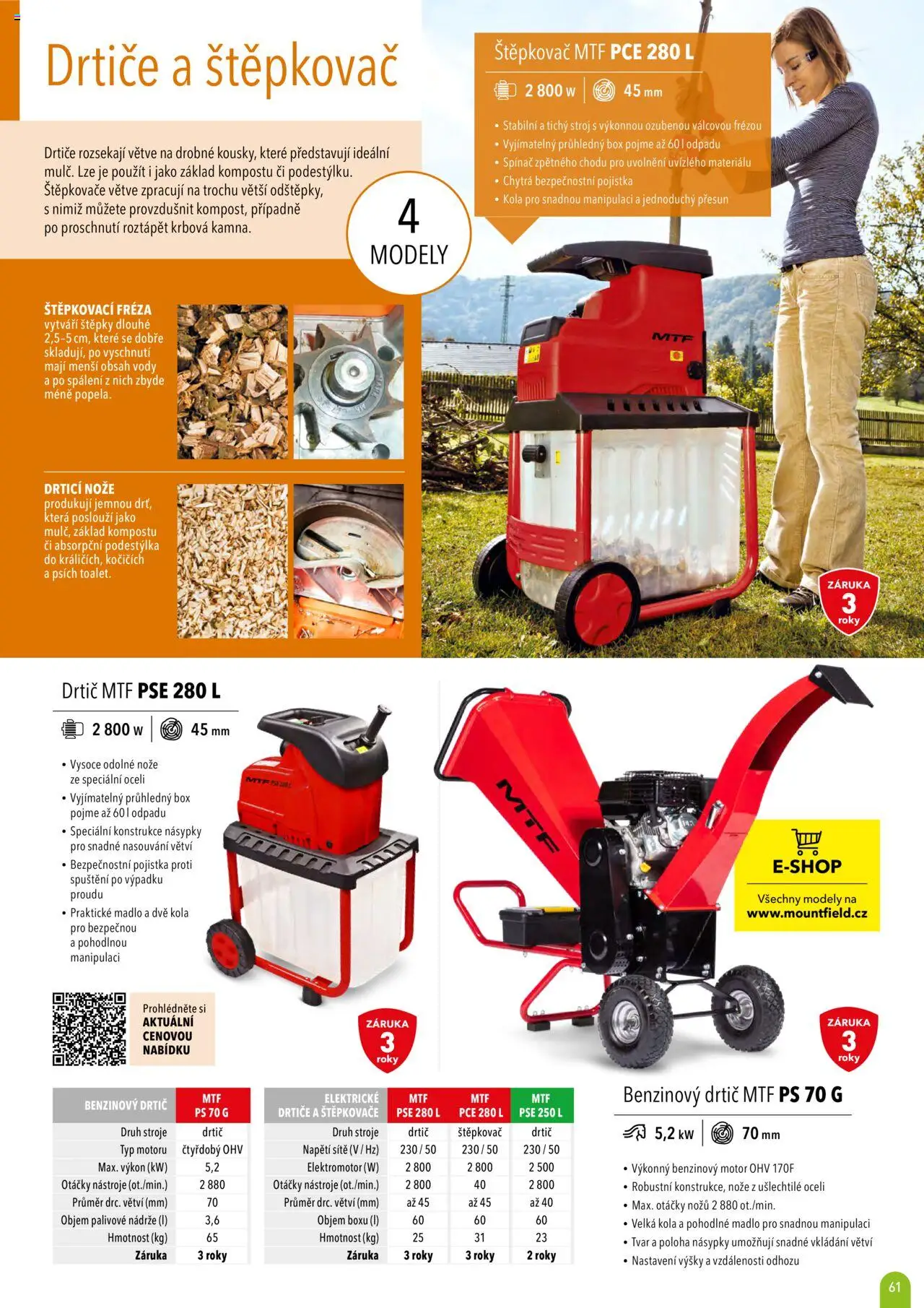 Mountfield katalog 2025 od 16.04.2025 | Strana: 61 | Produkty: Box, Nože, Madlo, Kola
