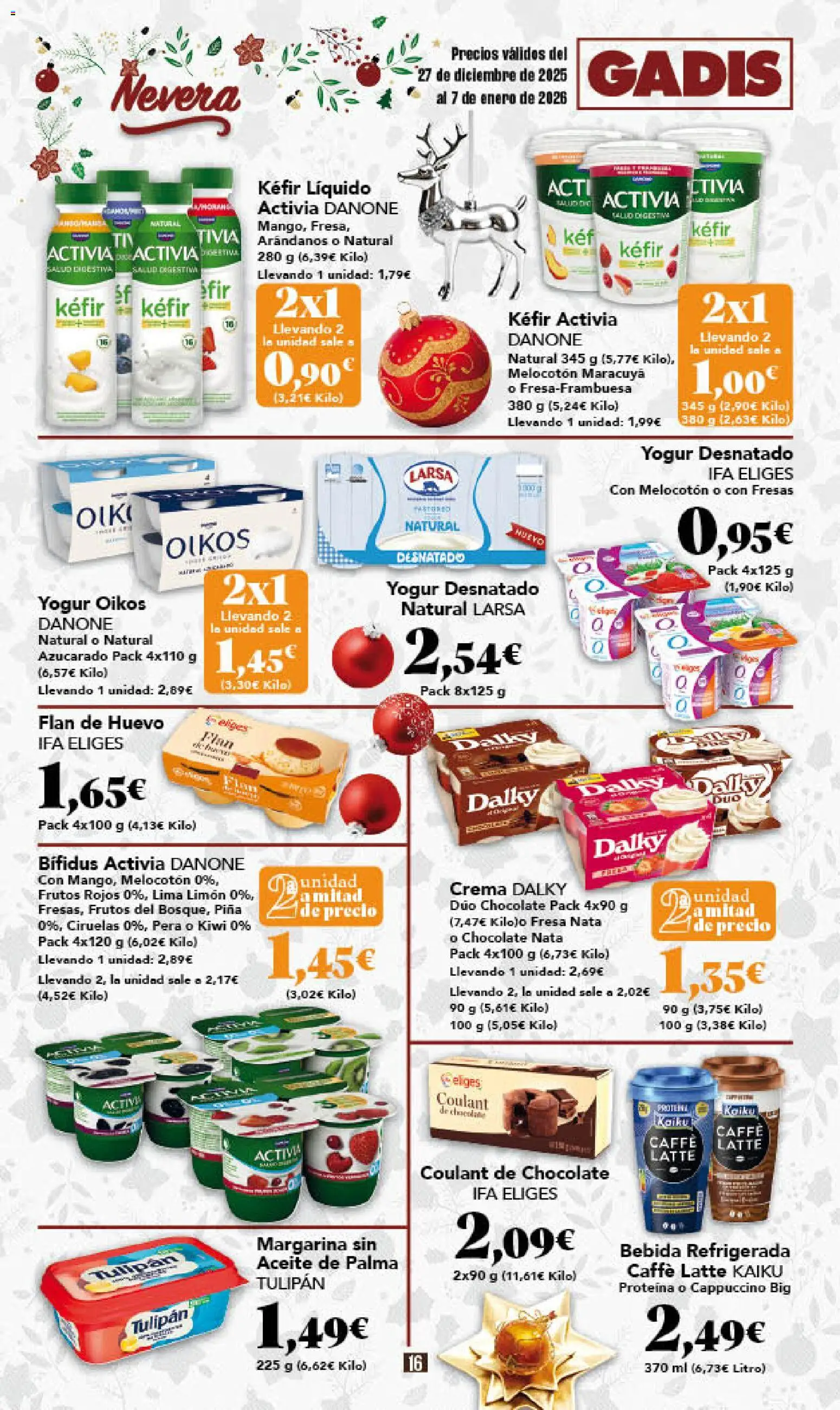 Gadis - folleto │ válido desde el 27.12.2025 | Página: 16 | Productos: Aceite, Chocolate, Piña, Nevera