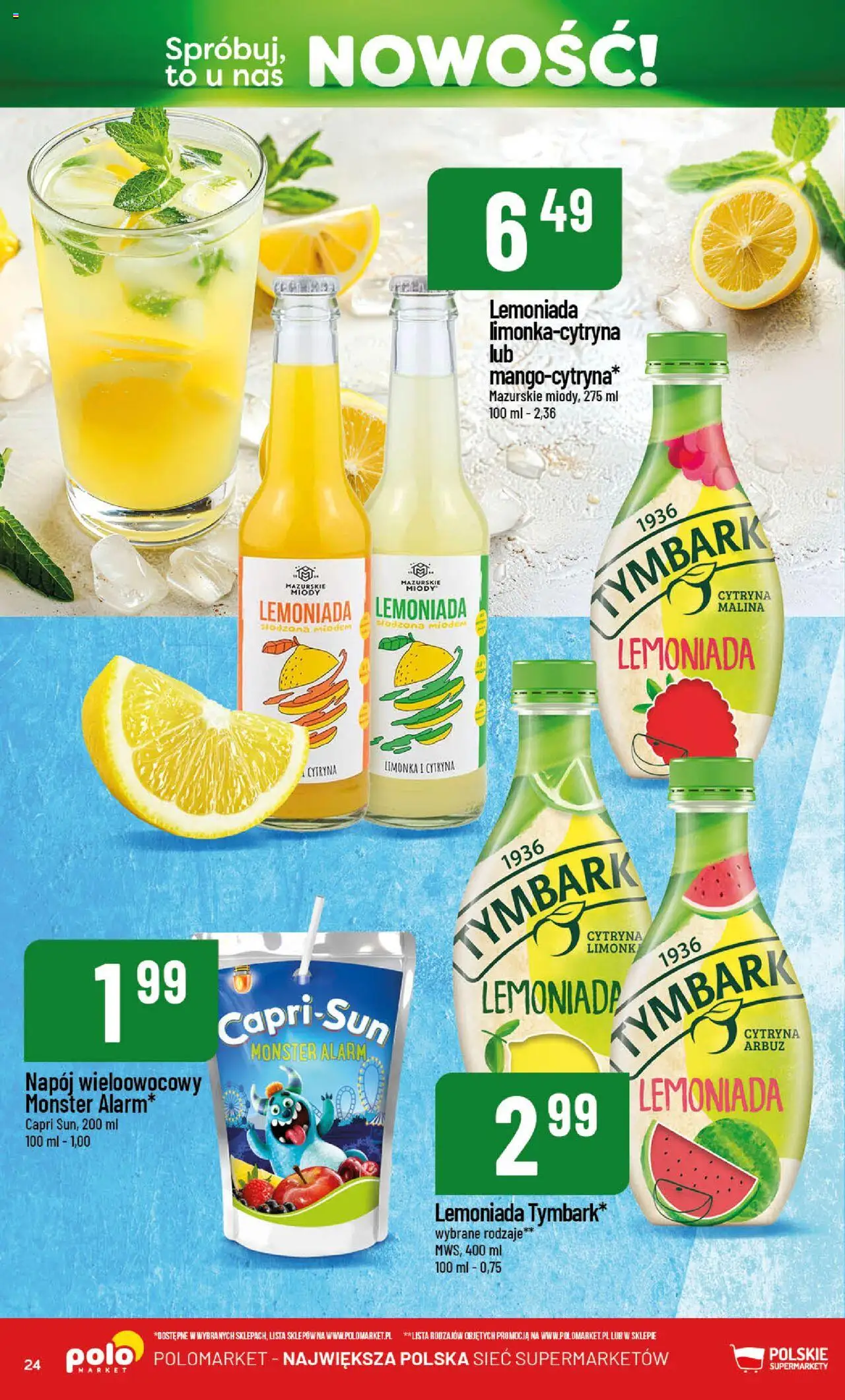 POLOmarket Gazetka - Nowości od 01.05.2025 | Strona: 24 | Produkty: Cytryna, Limonka, Arbuz, Malina