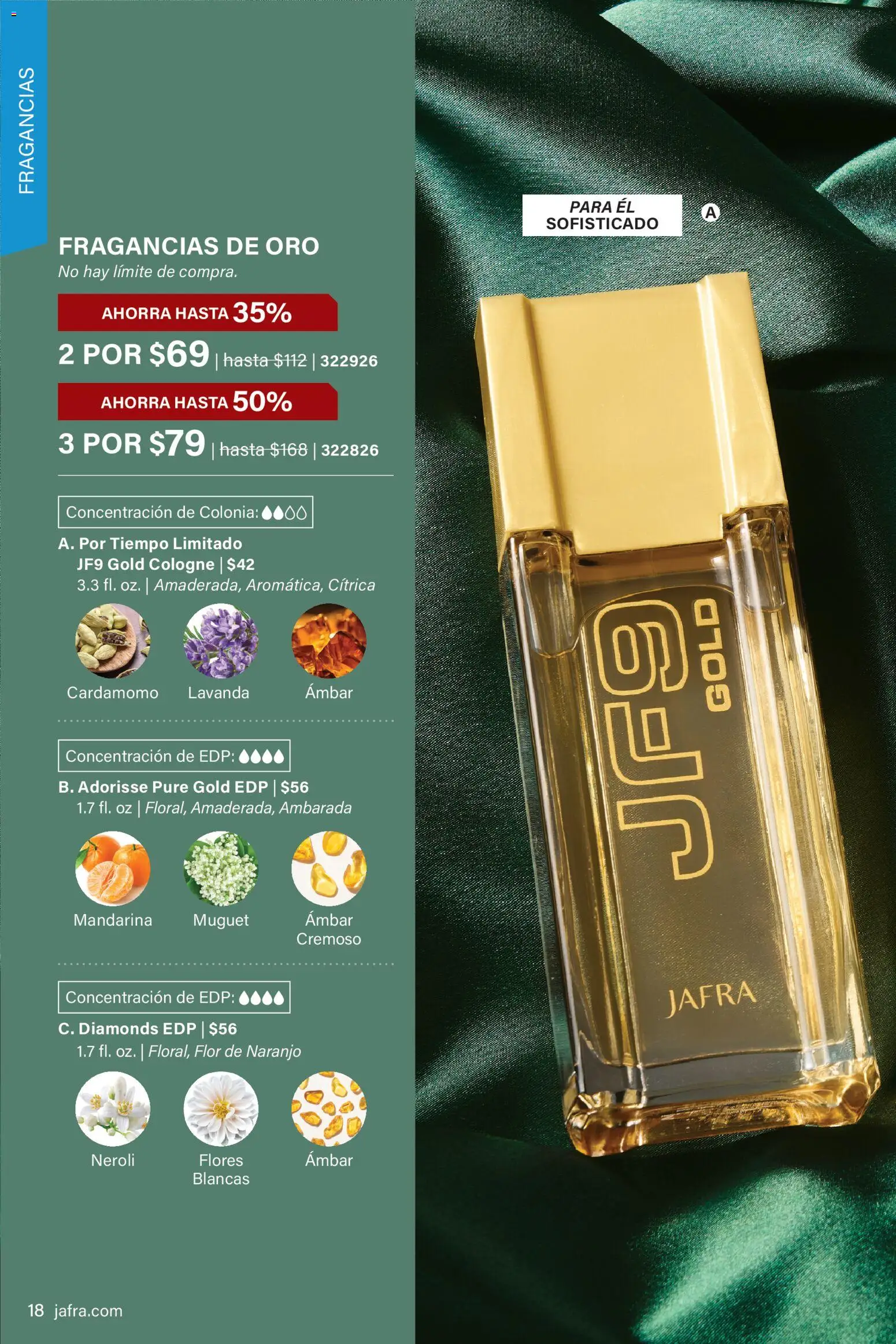 JAFRA folleto │ válido desde el 01.12.2025 | Página: 18 | Productos: Colonia, Χοιρινό παϊδάκι