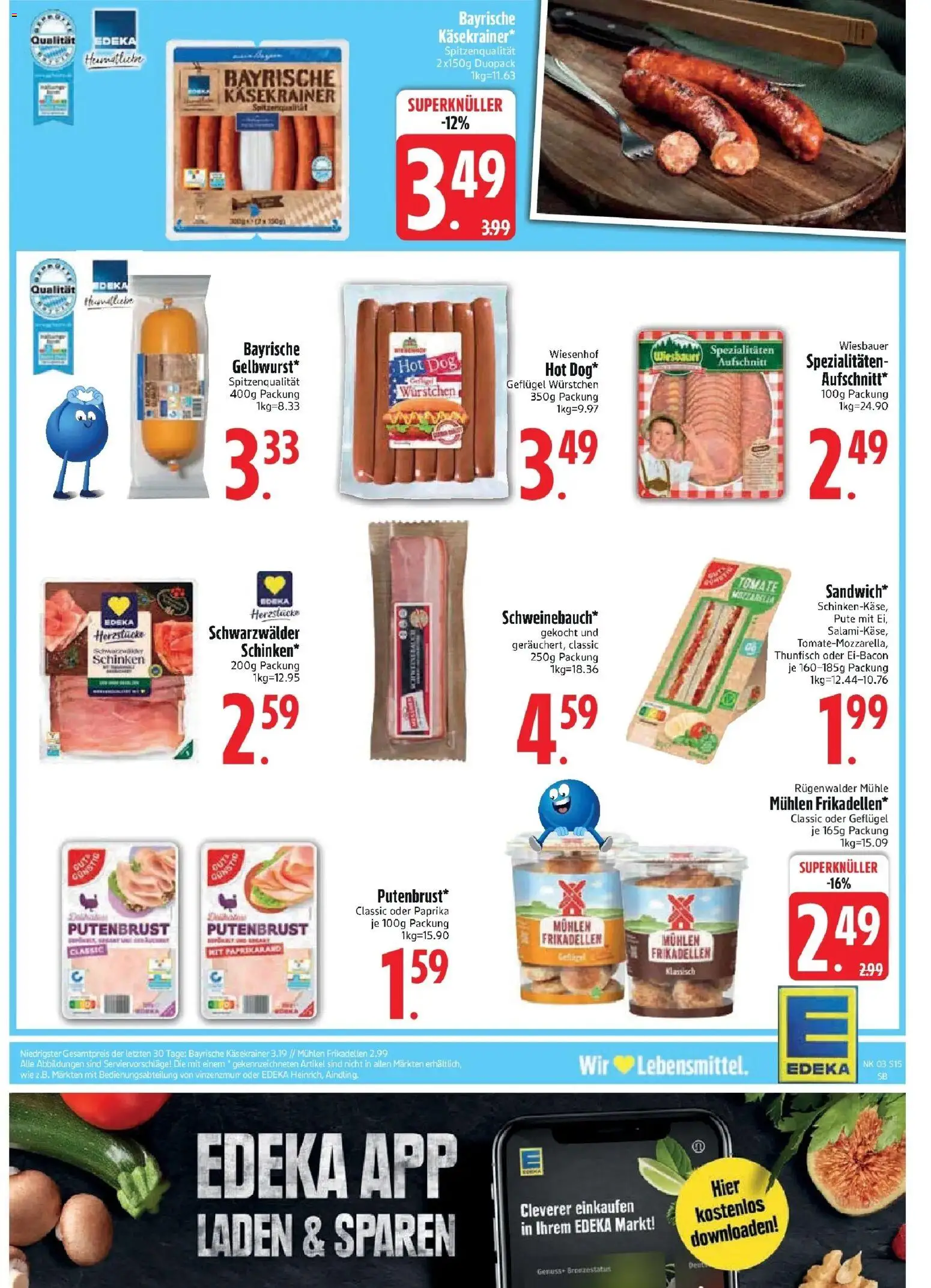 Edeka prospekt München	 – gültig ab 11.01.2026 | Seite: 17 | Produkte: Pute, Thunfisch, Paprika, Schinken