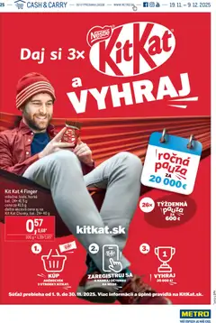 Metro leták platný od 19.11.2025