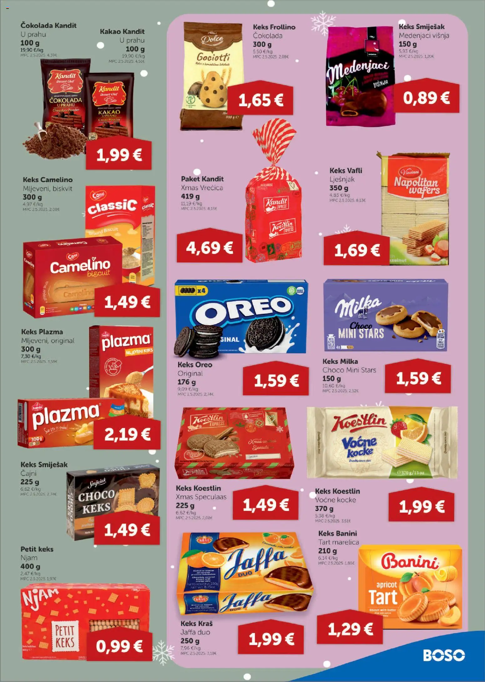 Boso katalog | vrijedi od 04.12.2025 | Stranica: 7 | Proizvodi: Čokolada, Keks, Lješnjak, Milka