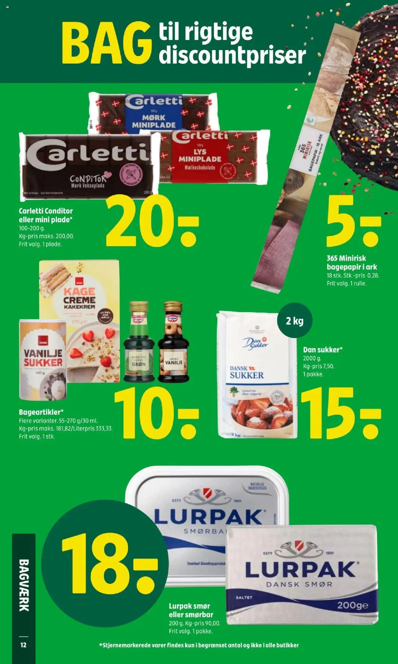 Coop 365 tilbudsavis – gyldig fra 09.10.2025 | Side: 14 | Produkter: Smør, Creme, Sukker, Vanilje