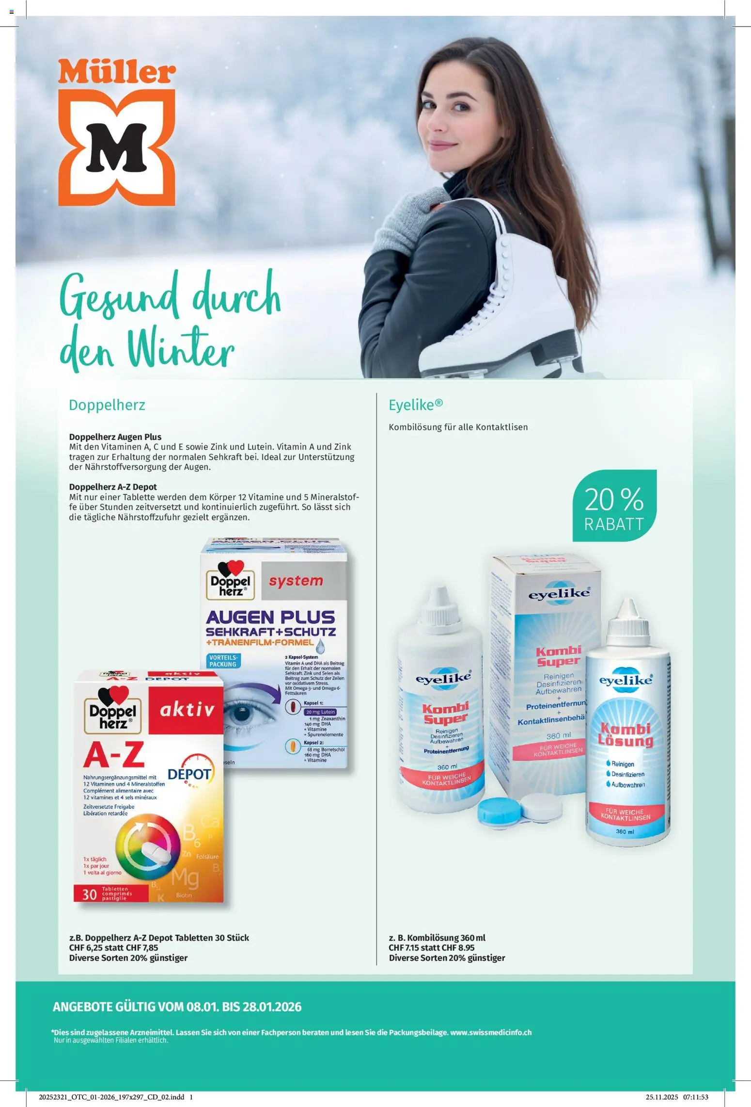 Müller Aktionen Gesund – gültig ab 08.01.2026 | Seite: 1 | Produkte: Tablette