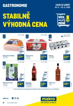 Náhled letáku Makro leták - Stabilně výhodná cena – gastronomie od 24.09.2025