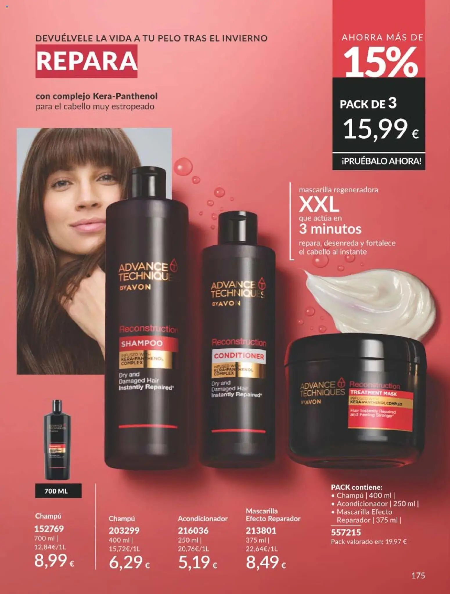 Catálogo AVON campaña 3 │ válido desde el 01.03.2026 | Página: 201 | Productos: Champú, Acondicionador