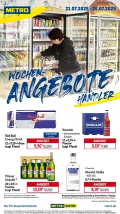 Metro Wochen-Angebote Händler gültig ab dem 21.07.2025