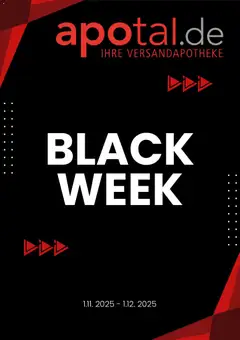 Apotal - Black Friday ab 01.11.2025 gültig