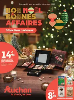 Auchan - Bon Noël et Bonnes Affaires : Sélection cadeaux - Voorbeeld van een folder van Auchan, geldig van 02.12.2025