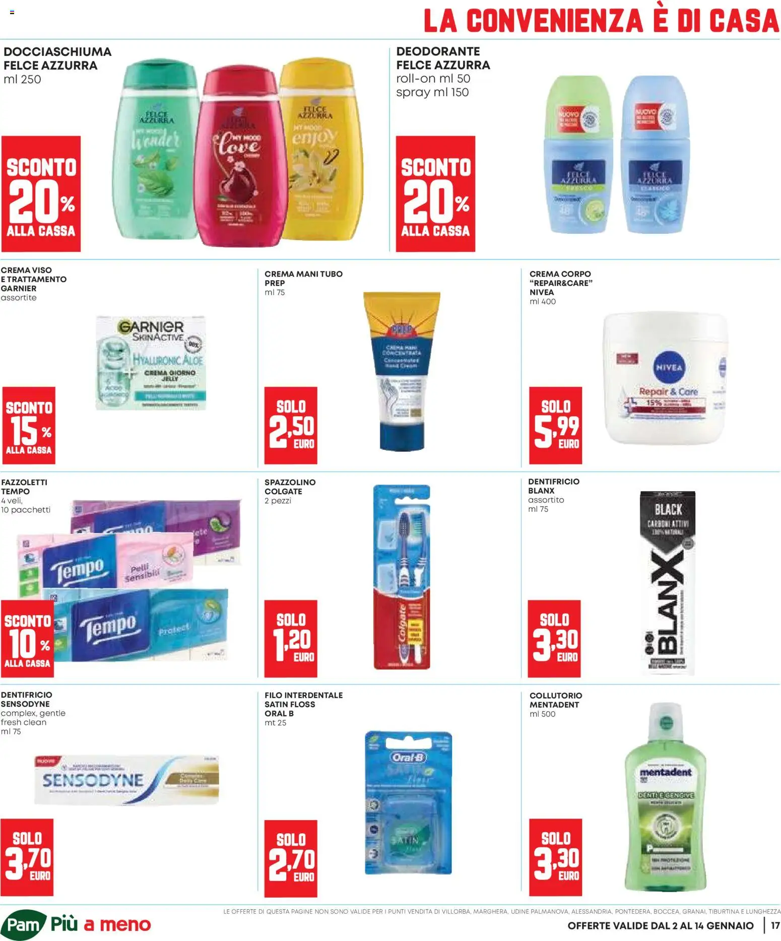 Volantino Panorama del 02.01.2026 | Pagina: 17 | Prodotti: Dentifricio, Spazzolino, Collutorio, Filo interdentale