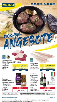 Metro Wochen-Angebote ab 29.09.2025 gültig