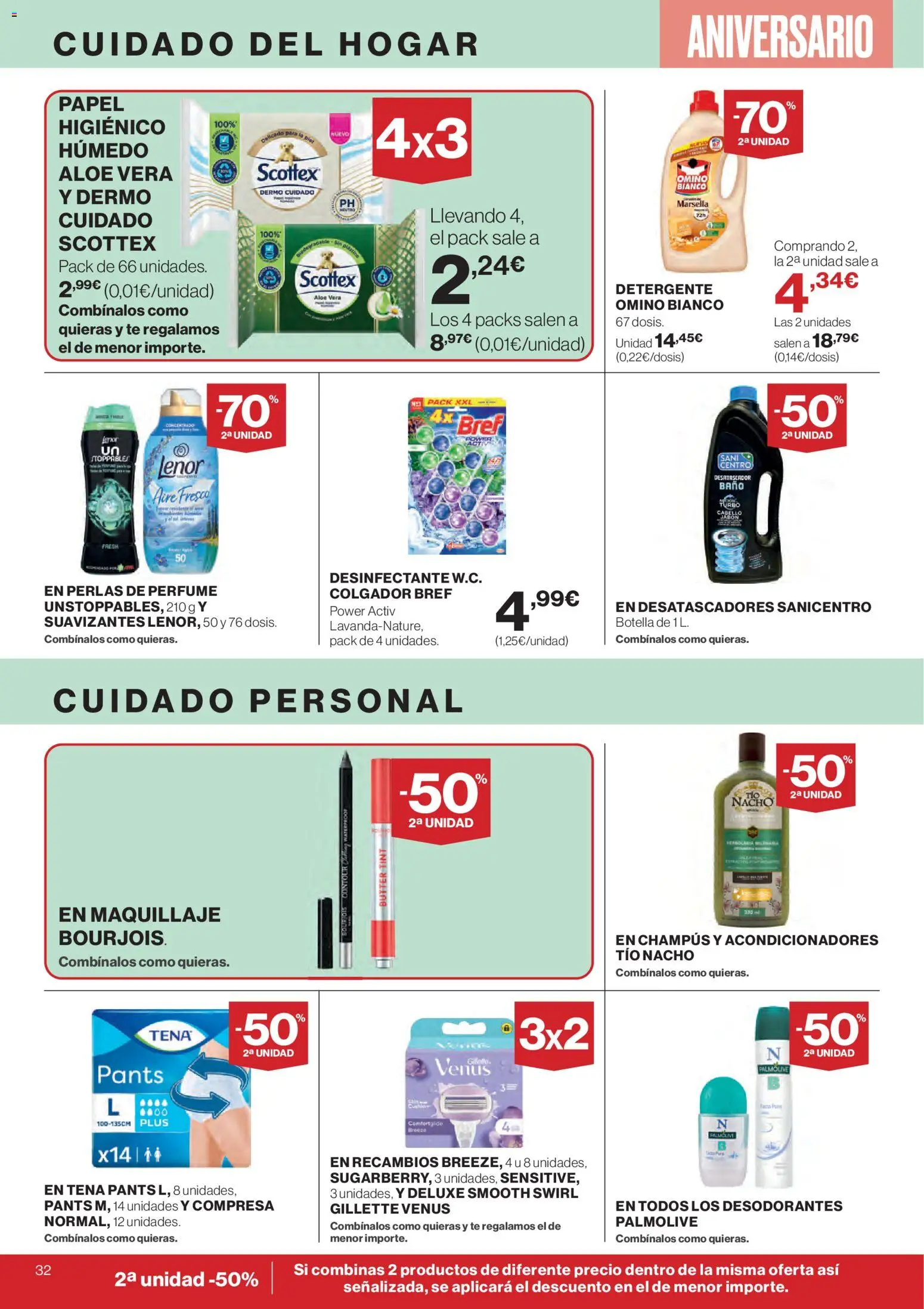 Hipercor catálogo │ válido desde el 06.11.2025 | Página: 44 | Productos: Perfume, Maquillaje, Detergente, Té