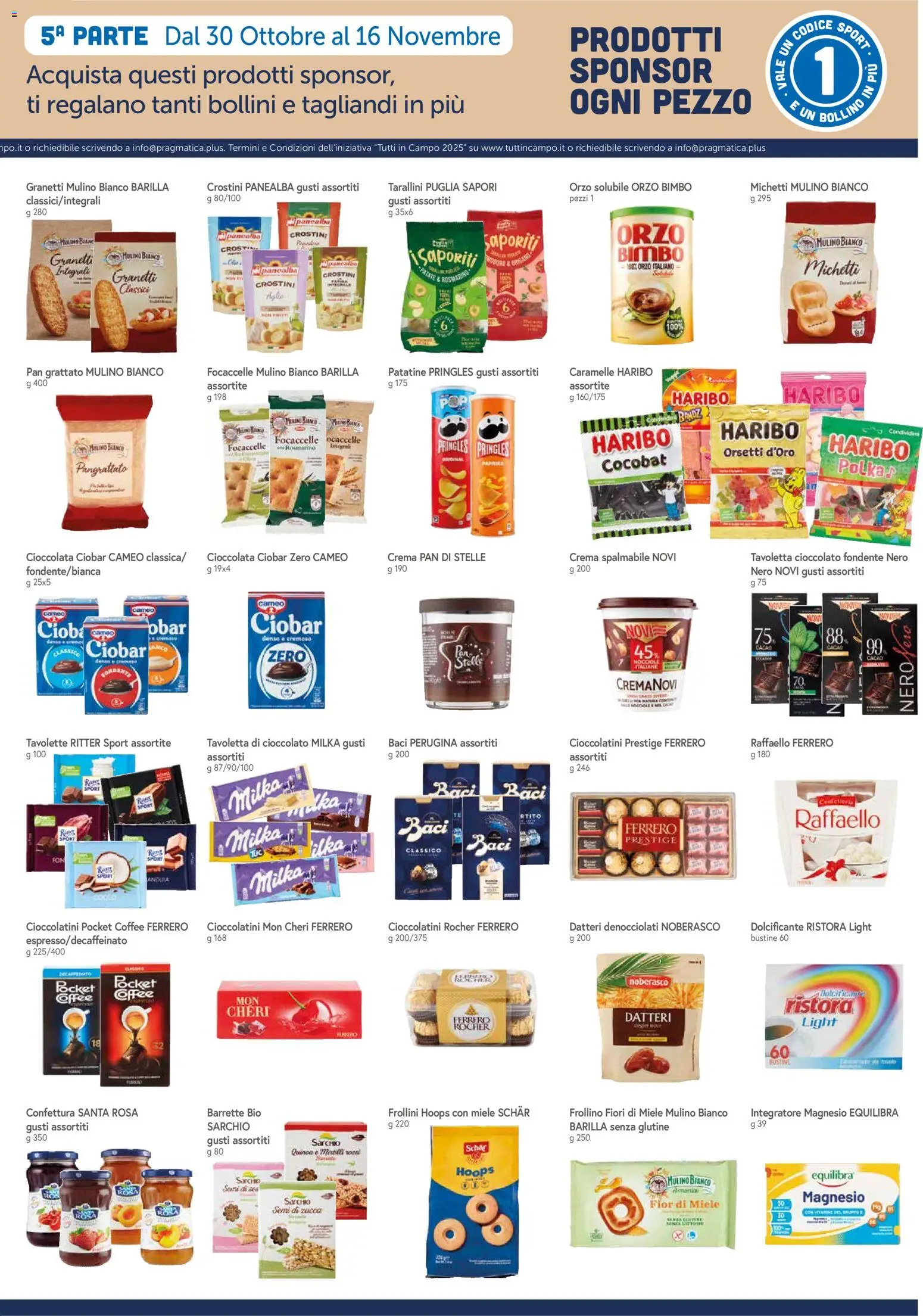 Volantino Galassia del 30.10.2025 | Pagina: 11 | Prodotti: Zucca, Crostini, Cacao, Semi di zucca