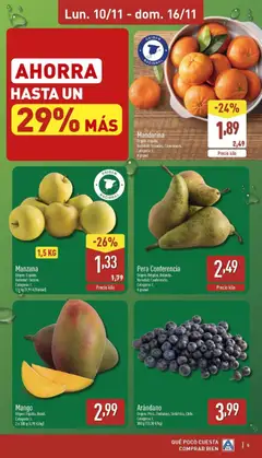 Vista previa Mango, Origen: España, Brasil. Categoría: I. 2 x 300 g (4,98 €/kg) válido desde el 10.11.2025 | Página: 5