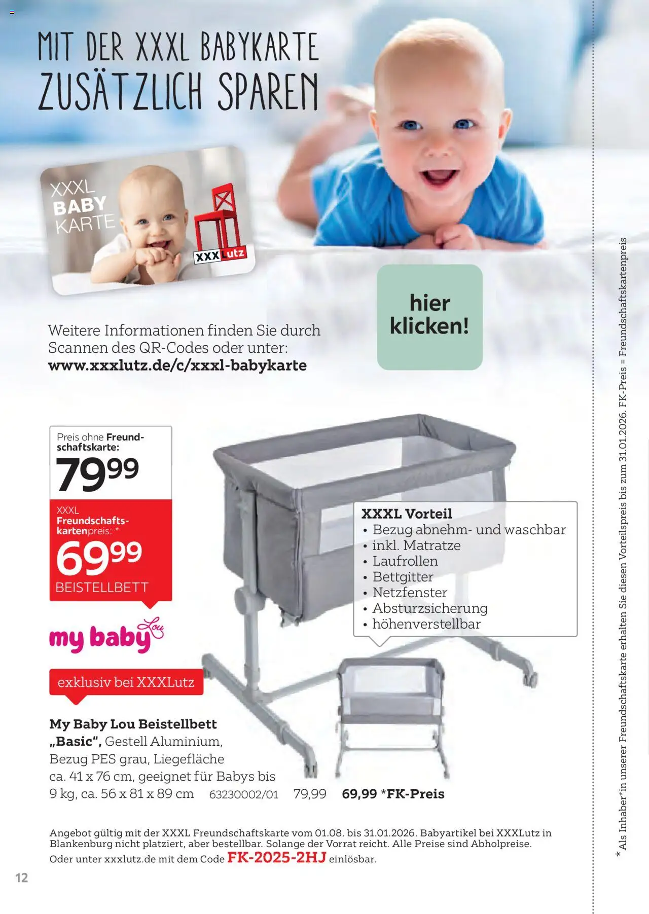XXXL Lutz Freundschaftskartenjournal - gültig ab dem 01.08.2025 | Seite: 12 | Produkte: Matratze