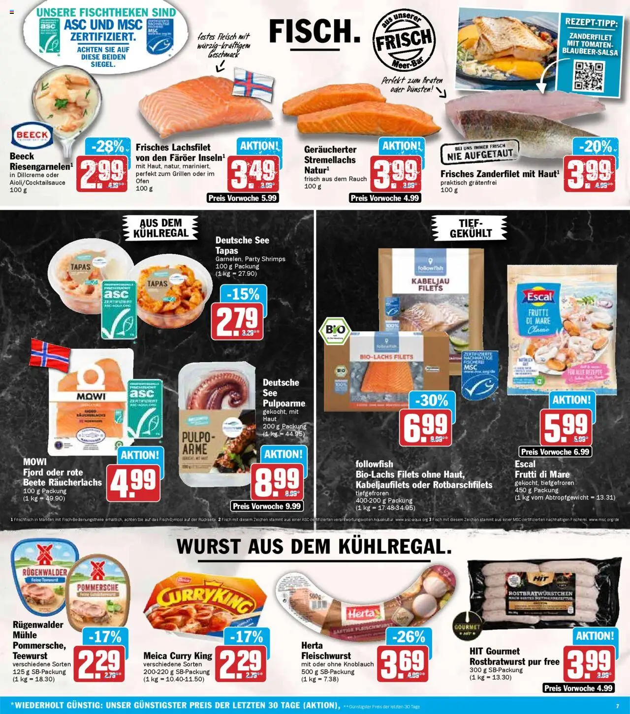 HIT - Nordrhein-Westfalen – gültig ab 29.09.2025 | Seite: 7 | Produkte: Ofen, Fisch, Räucherlachs, Knoblauch