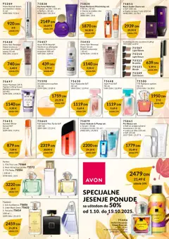AVON specijalne jesenje ponude - pregled AVON kataloga - važi od 01.10.2025