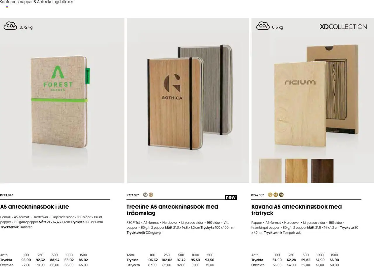 Lyreco reklamblad aktuell från 12.03.2024 | Sida: 175 | Produkter: Papper, Anteckningsbok