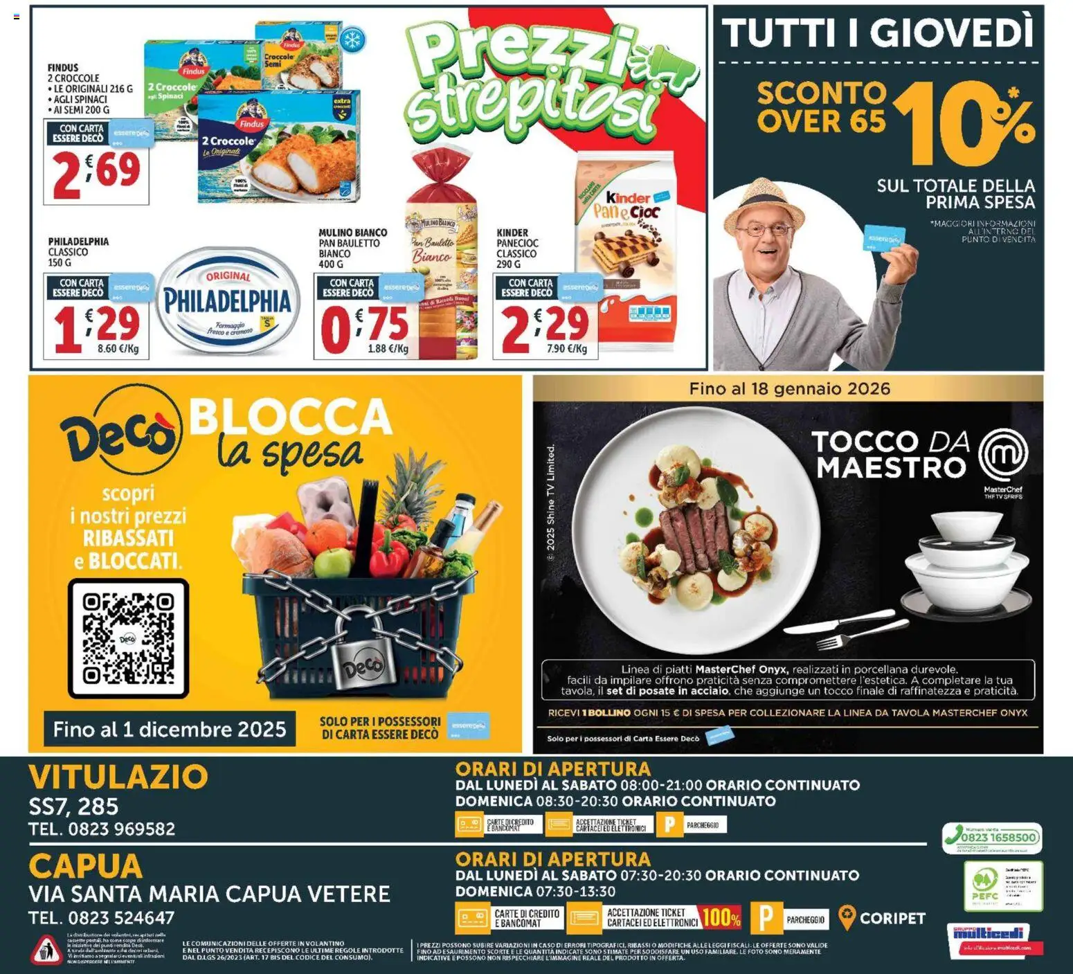 Volantino Decò del 28.10.2025 | Pagina: 20 | Prodotti: Posate, Tè, Formaggio, The