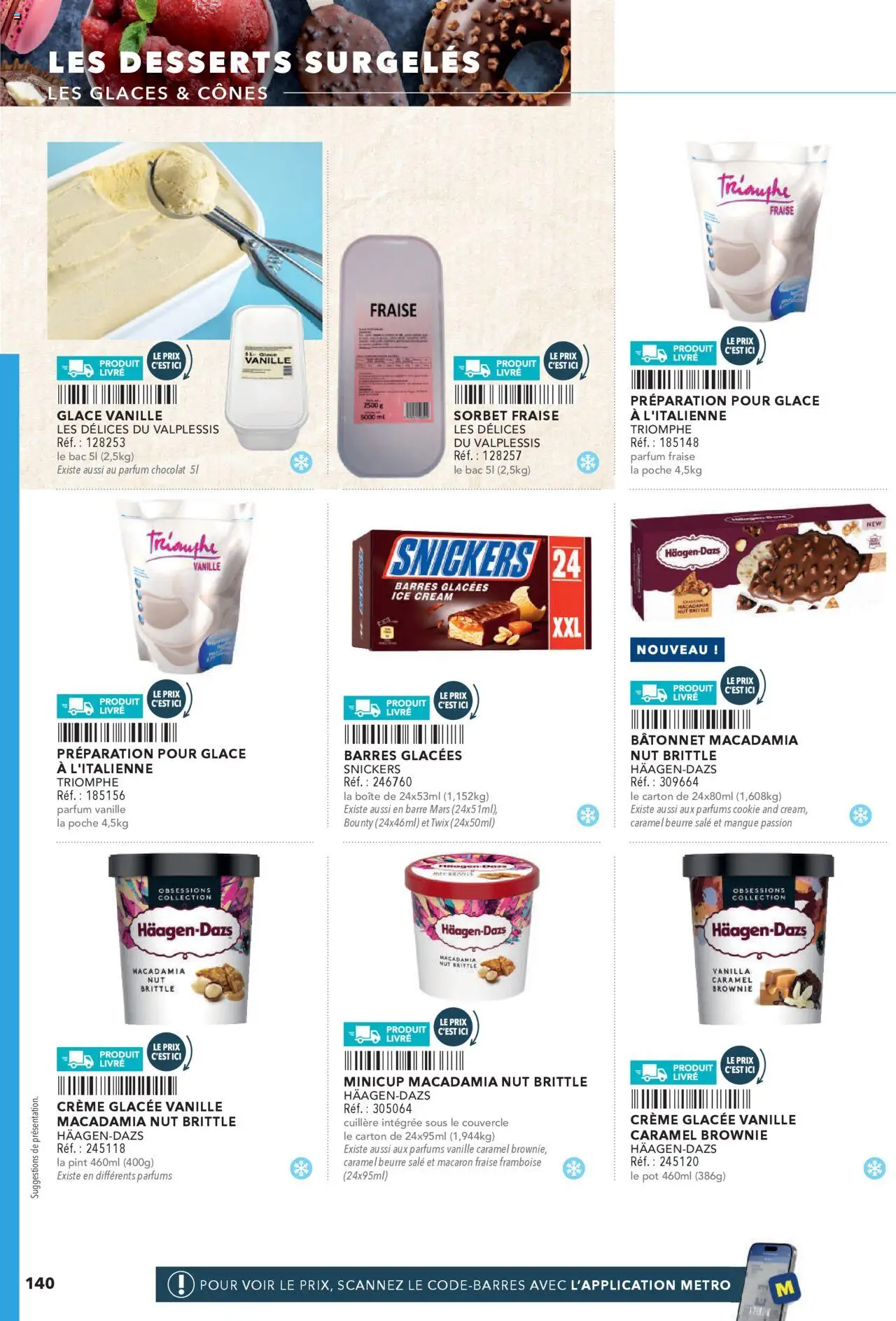  | Page: 140 | Produits: Fraise, Framboise, Chocolat, Livre