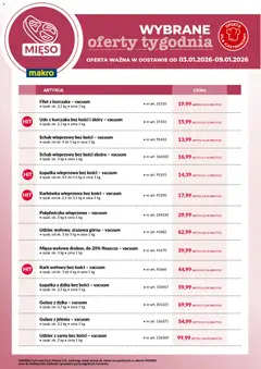 Pogląd oferty "Makro Gazetka - Wybrane oferty tygodnia w dostawie" - ważna od 03.01.2026