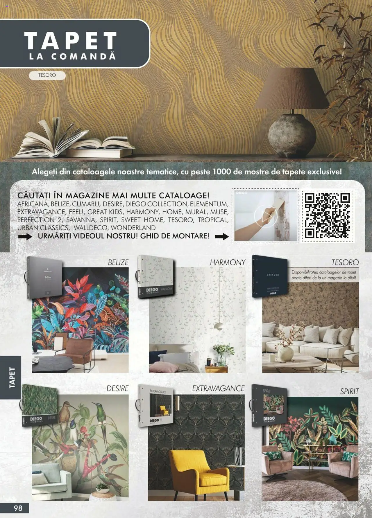 Noul catalog Diego – valabil de la 01.04.2024 | Pagină: 98 | Produse: Tapet, Pește