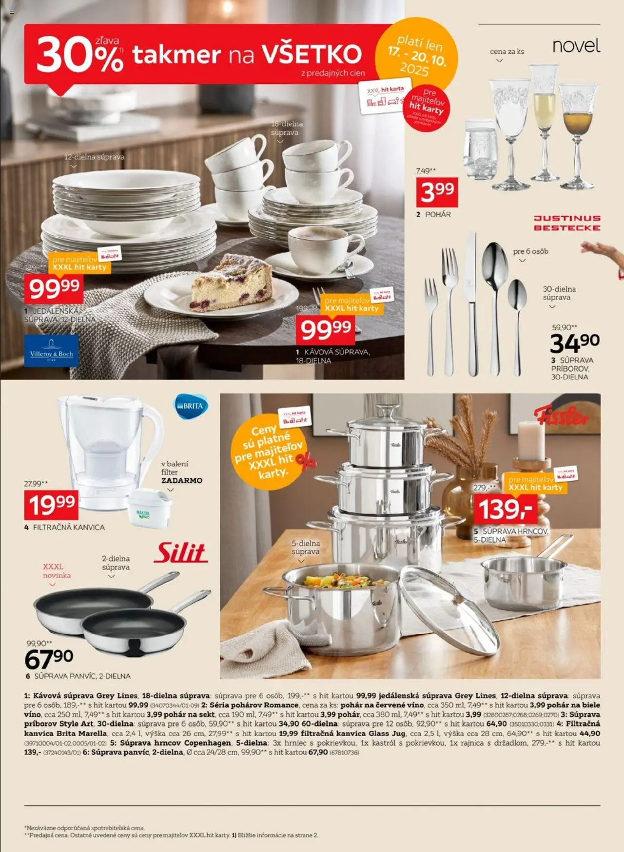 Nové XXXLutz akcie – leták je platný od 17.10.2025 | Strana: 14 | Produkty: Filtračná kanvica, Kanvica