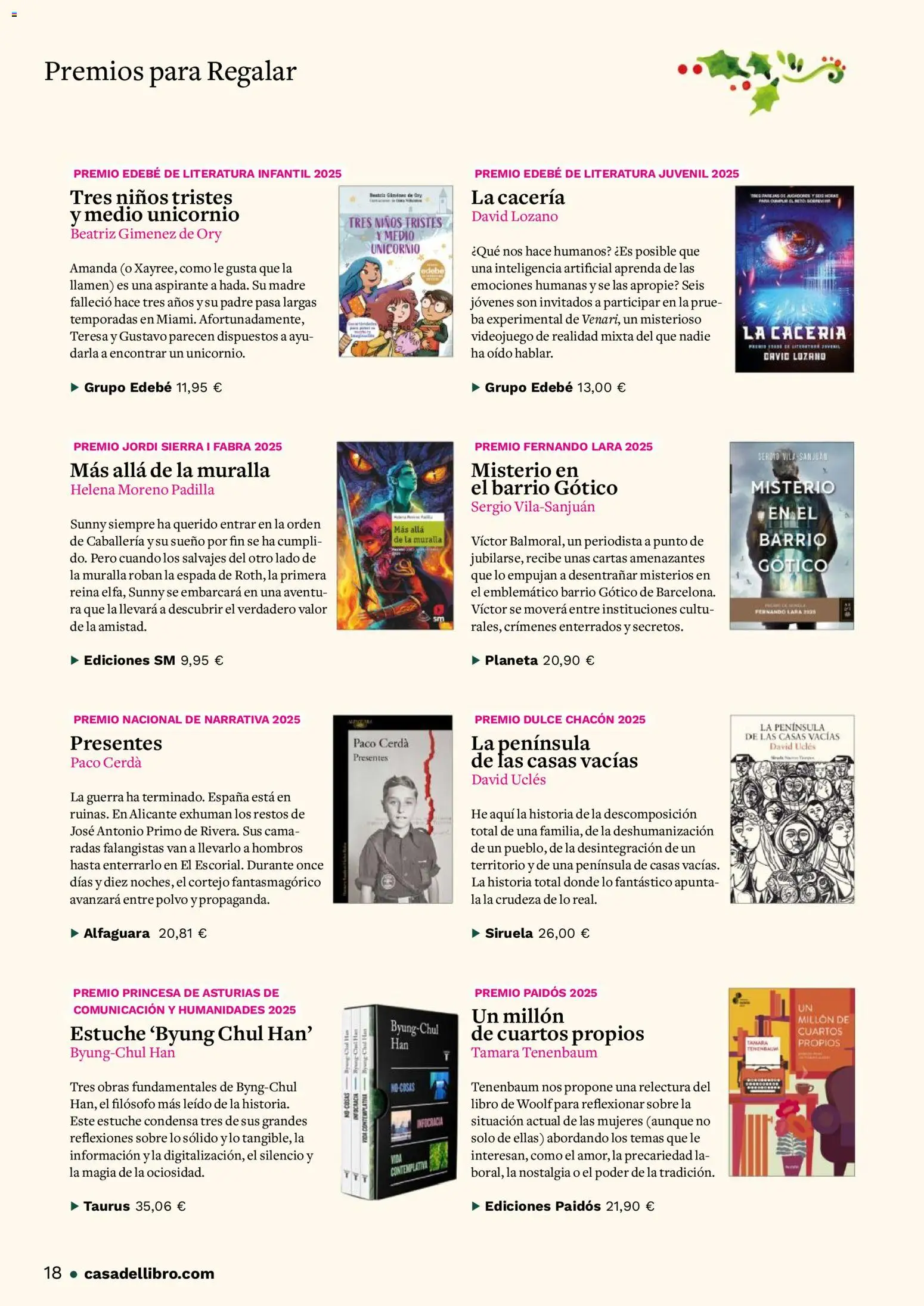 Casa del libro folleto │ válido desde el 01.11.2025 | Página: 18 | Productos: Polvo, Cama