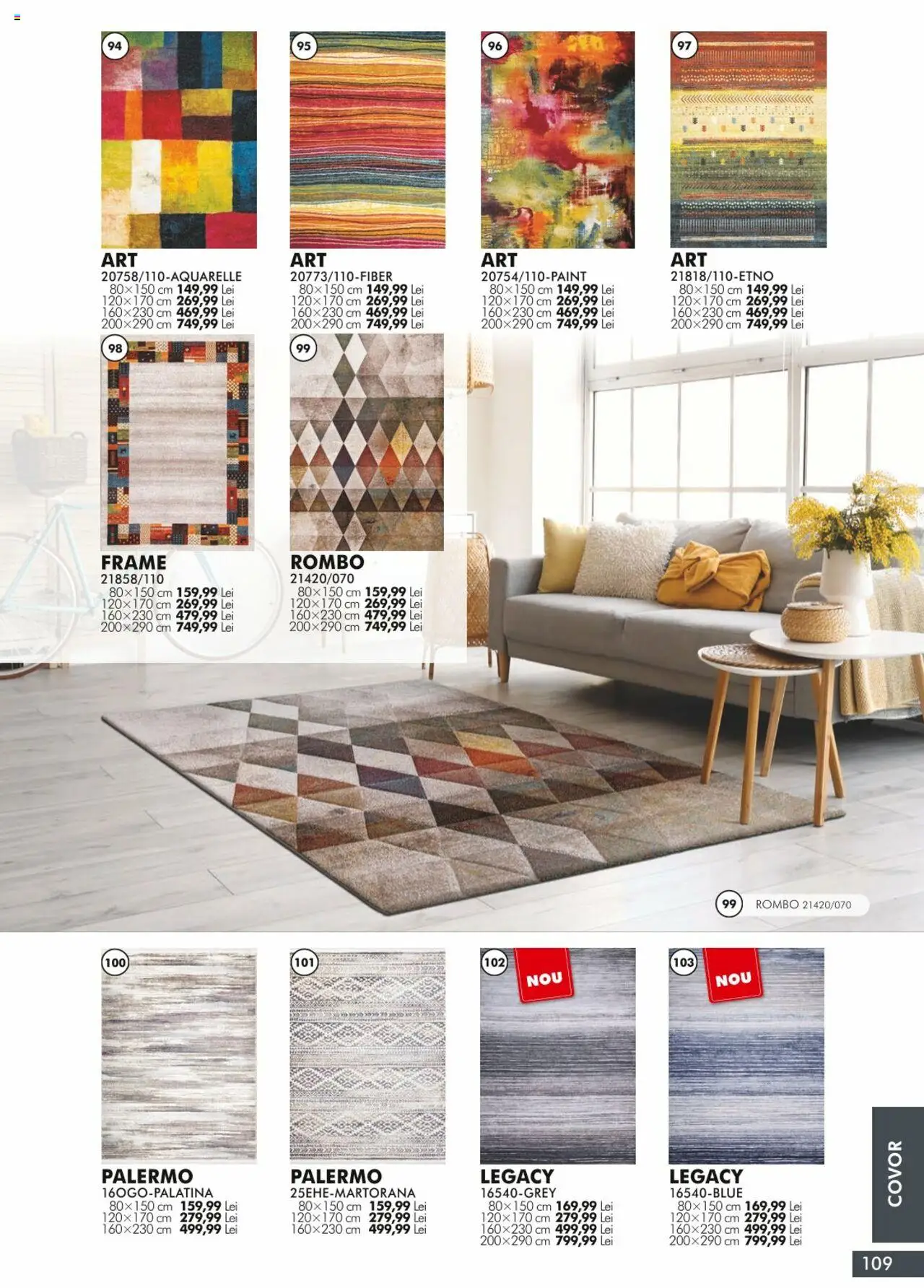 Noul catalog Diego – valabil de la 01.04.2024 | Pagină: 109 | Produse: Covor