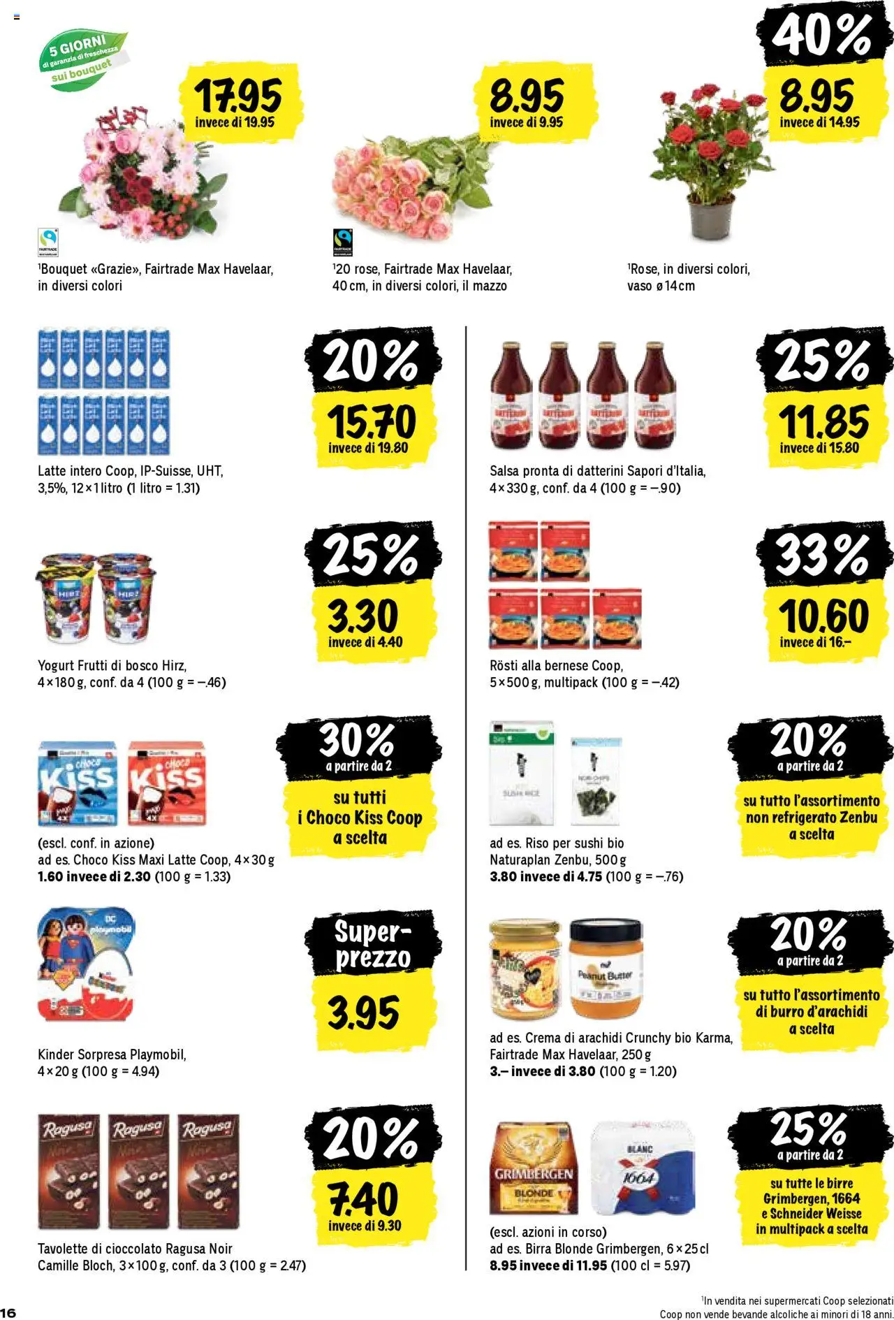 Coop - Una settimana di azioni ab 07.08.2025 | Seite: 16 | Produkte: Butter