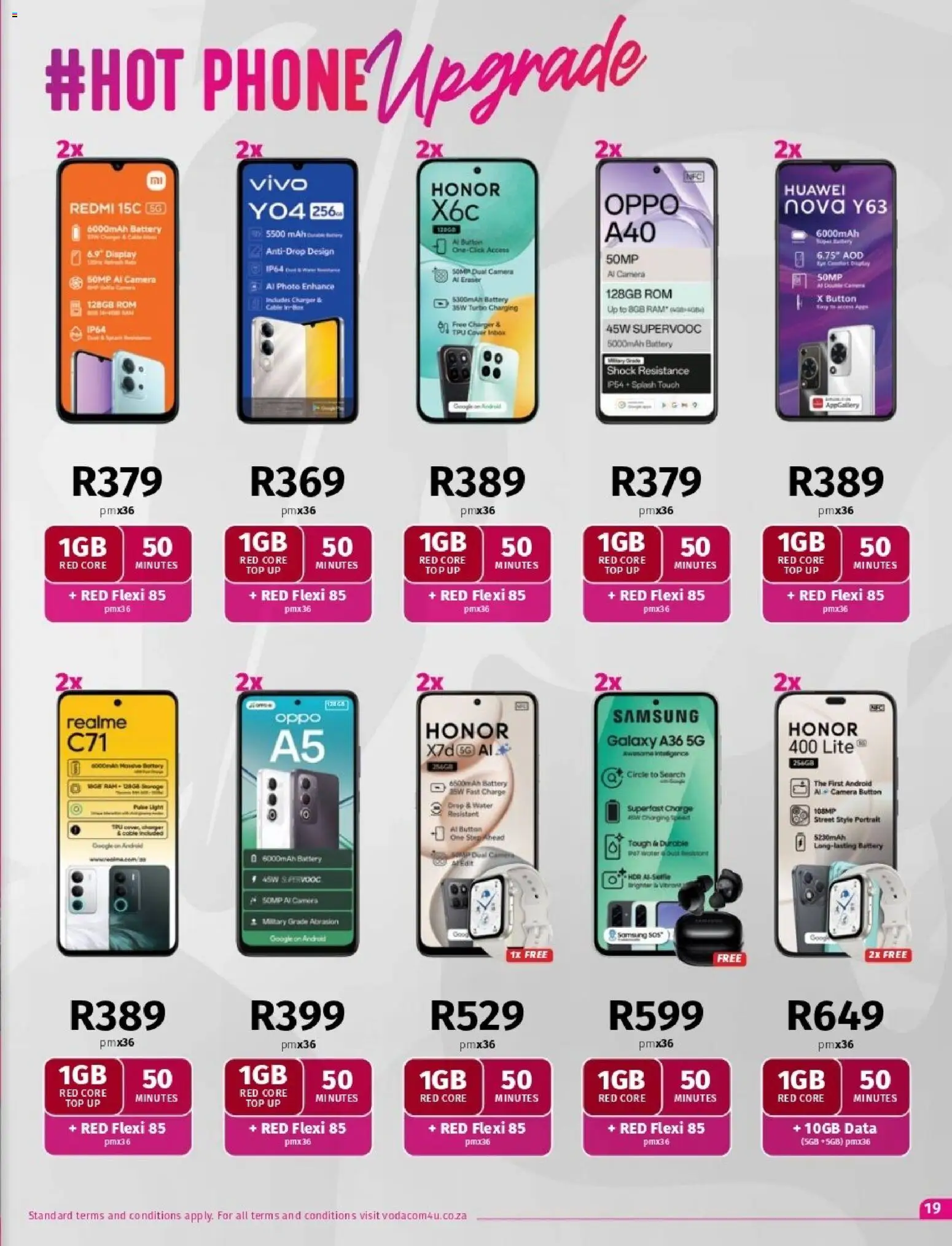 New Vodacom catalogue – valid from 19.12.2025 | Page: 9 | Products: Data, Camera, Light, Water