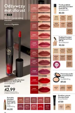 Pogląd oferty "Oriflame Katalog 4 2026" - ważna od 04.03.2026 | Strona: 64 | Produkty: Pomadka, Korektor, Puder