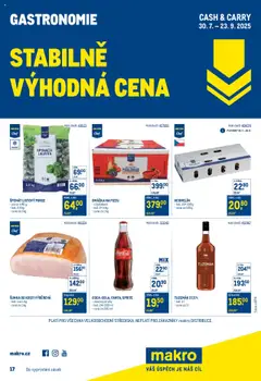 Náhled letáku Makro leták - Stabilně výhodná cena – gastronomie od 30.07.2025