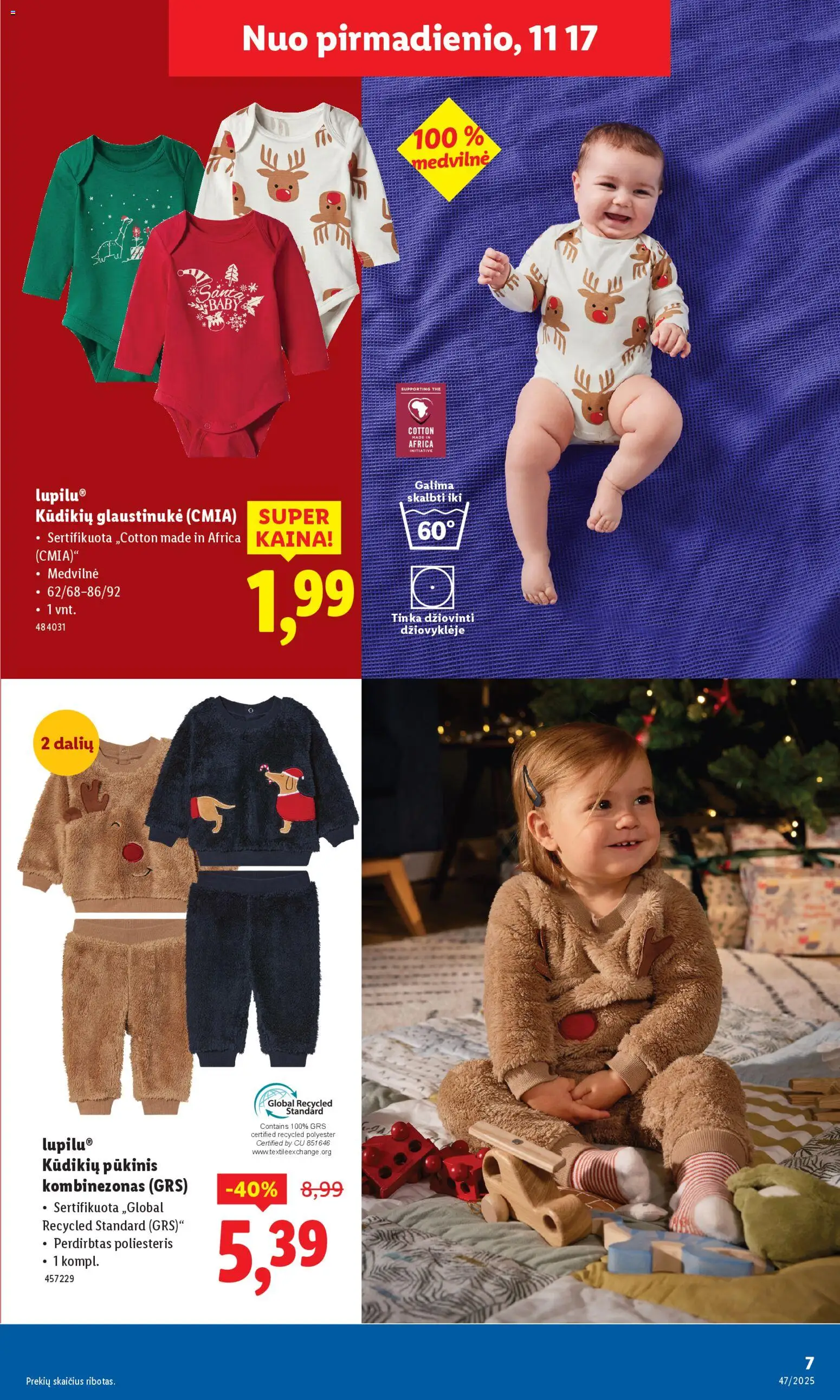 LIDL akcijos nuo 17.11.2025 | Puslapis: 7 | Prekių: Kombinezonas