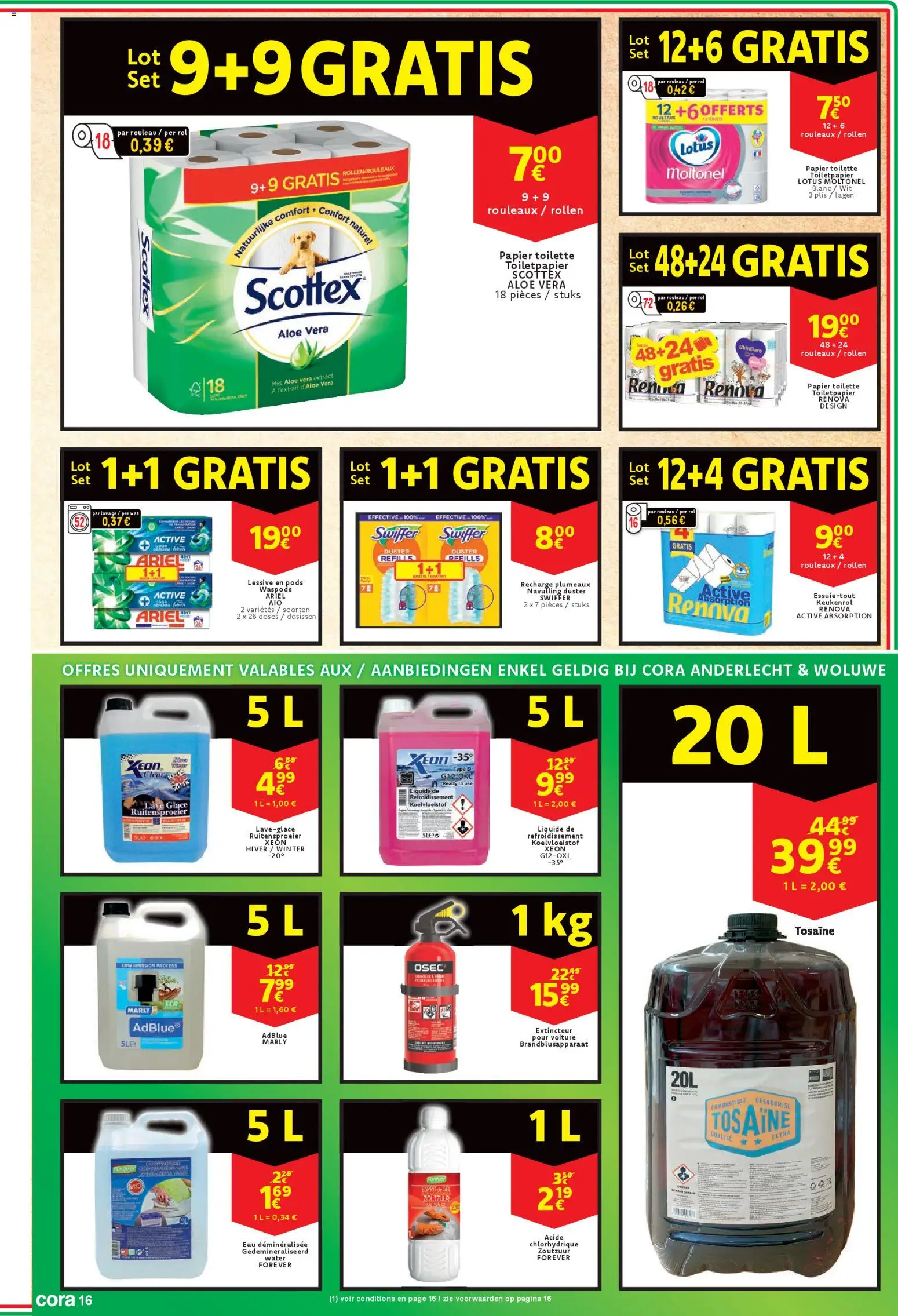 {H1} | Pagina: 16 | Producten: Papier, Was, Toiletpapier, Bal