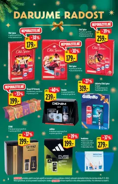 Náhled letáku Albert katalog - Supermarket - Vianoce od 19.11.2025 | Strana: 2 | Produkty: Mýdlo, Deodorant, Voda, Tesori d'Oriente