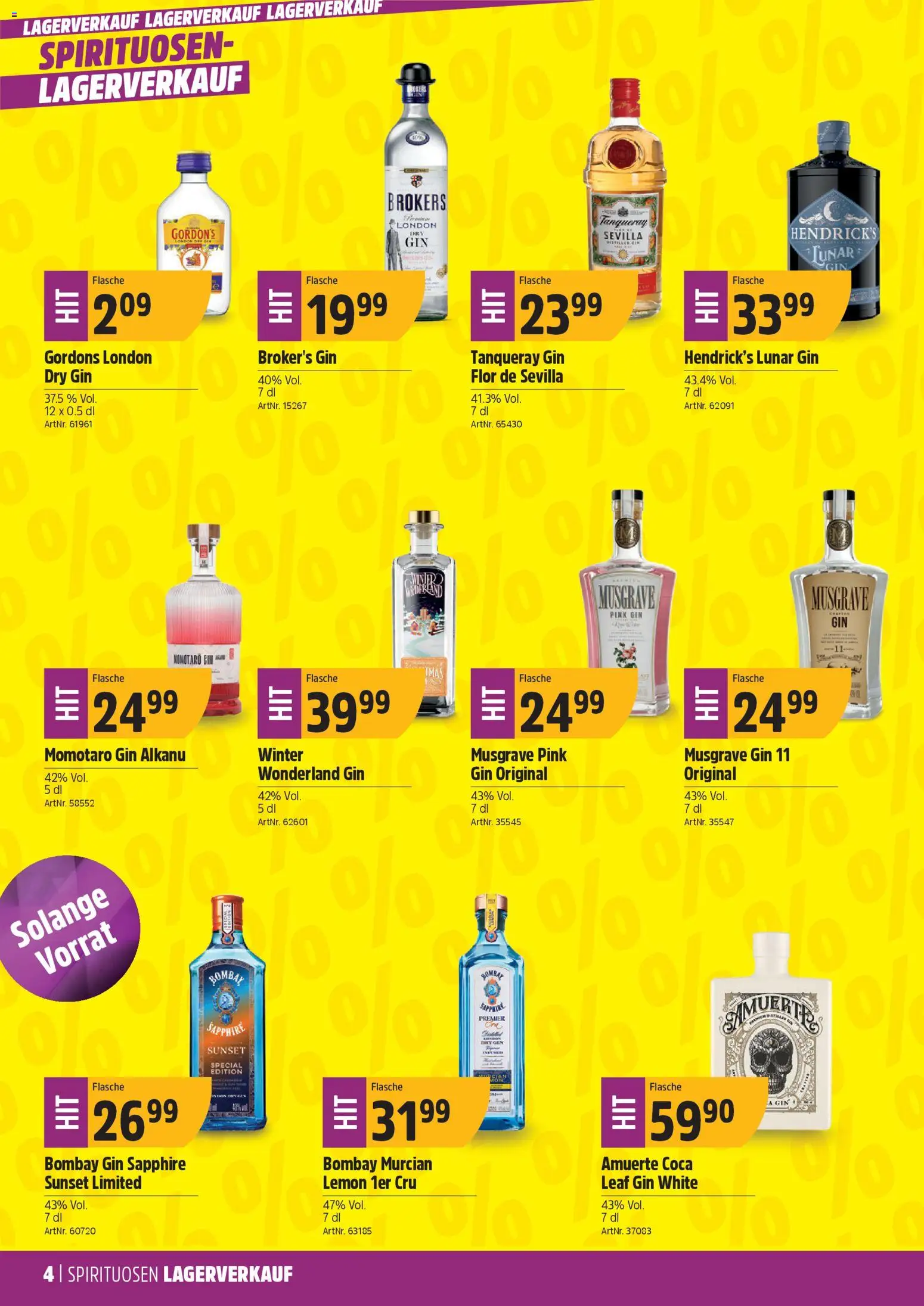 TopCC Aktionen Spirituosen – gültig ab 26.01.2026 | Seite: 4 | Produkte: Gin