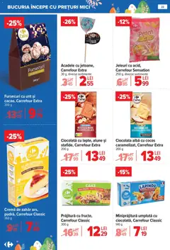 Ofertele Carrefour valabile de la 25.03.2026 | Pagină: 22 | Produse: Unt, Cremă, Ciocolată, Jeleuri