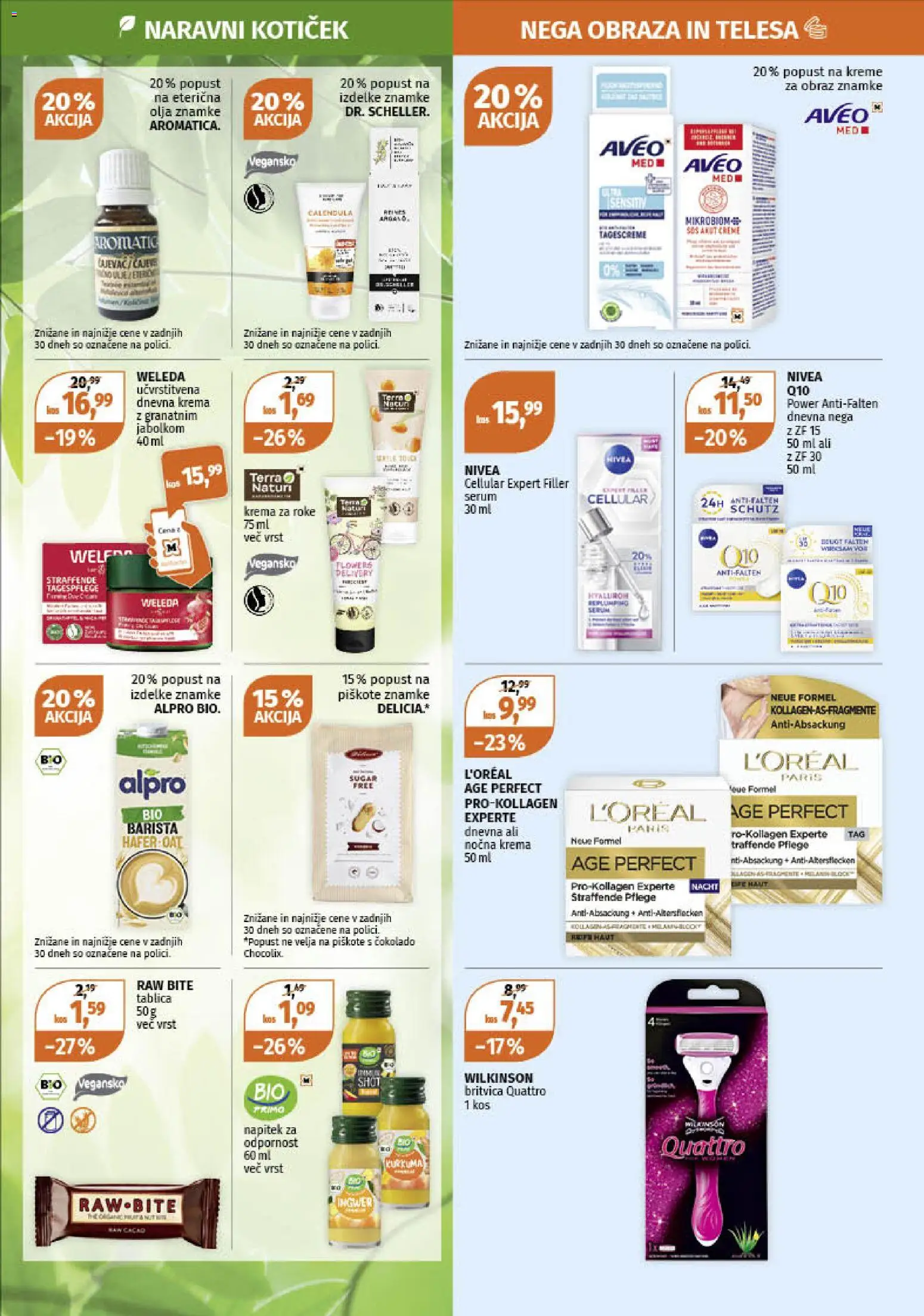 Novi Müller katalog ponudbe – veljaven od 27.10.2025 | Stran: 3 | Izdelki: Tablica, Kos, Krema, Piskoti