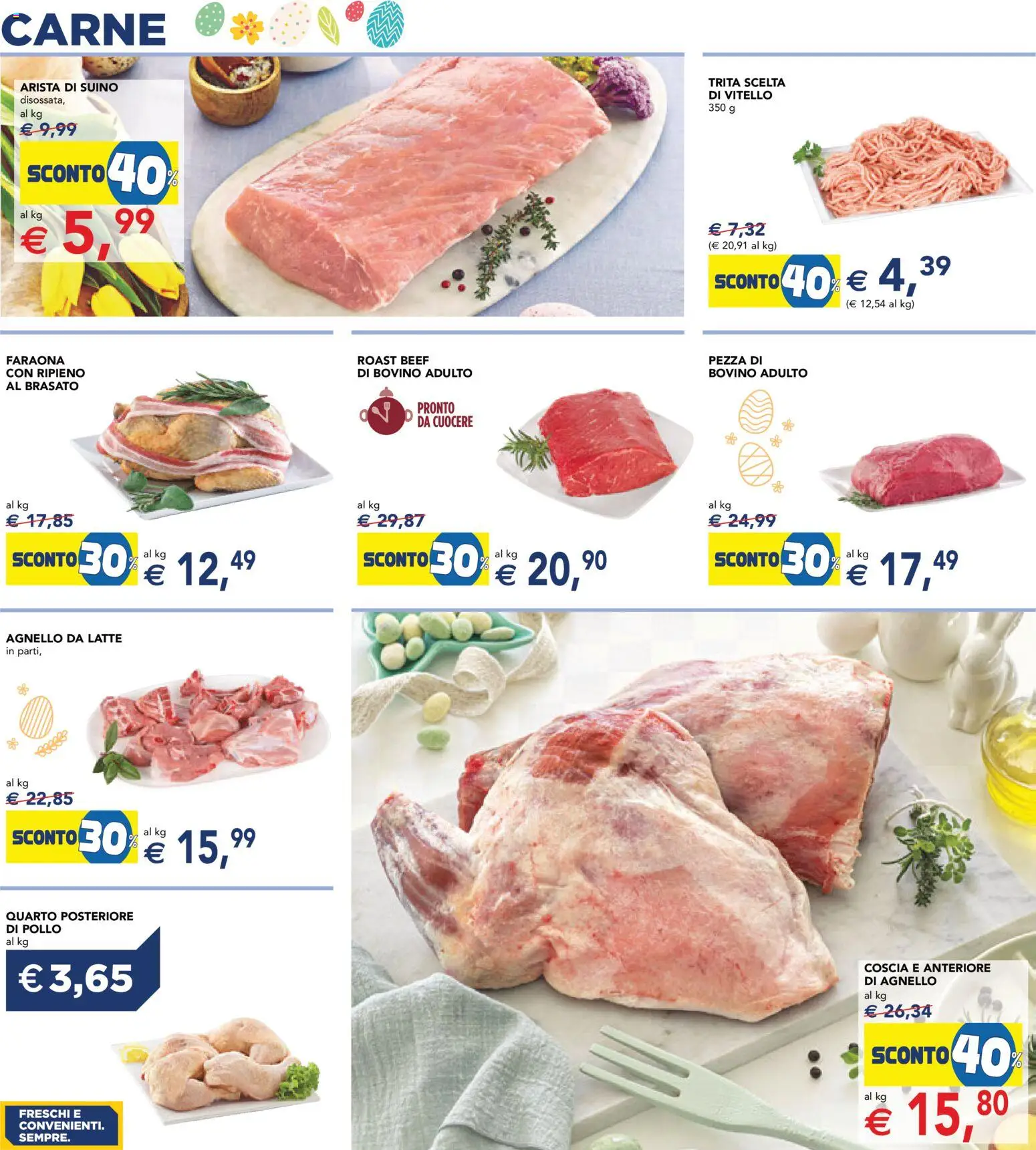 Volantino Esselunga S del 23.03.2026 | Pagina: 6 | Prodotti: Bovino, Pollo, Latte, Vitello